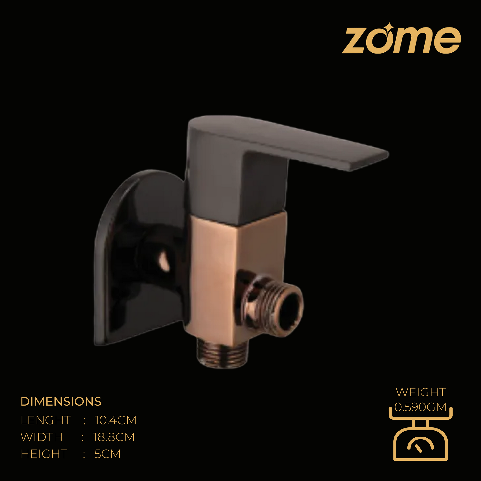 2 WAY ANGLE COCK-F0814