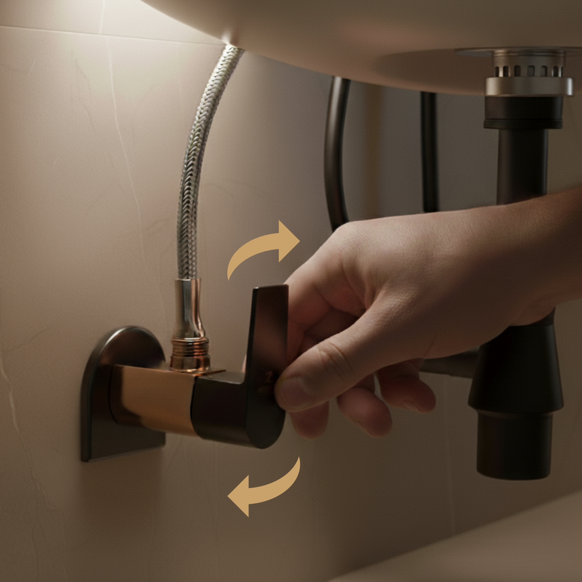 ANGULAR STOP VALVE-F0052