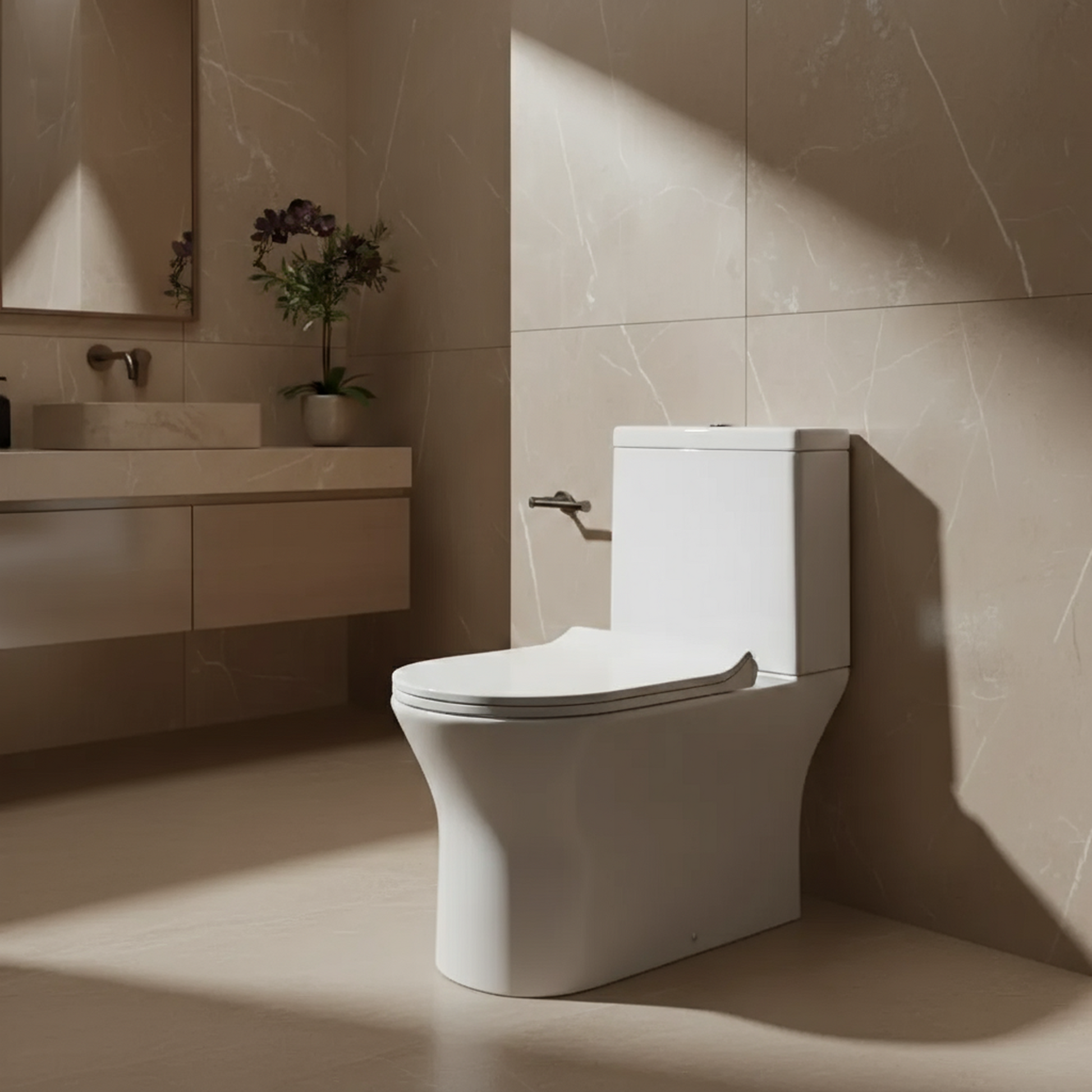 ONE PIECE COMMODE-S0979