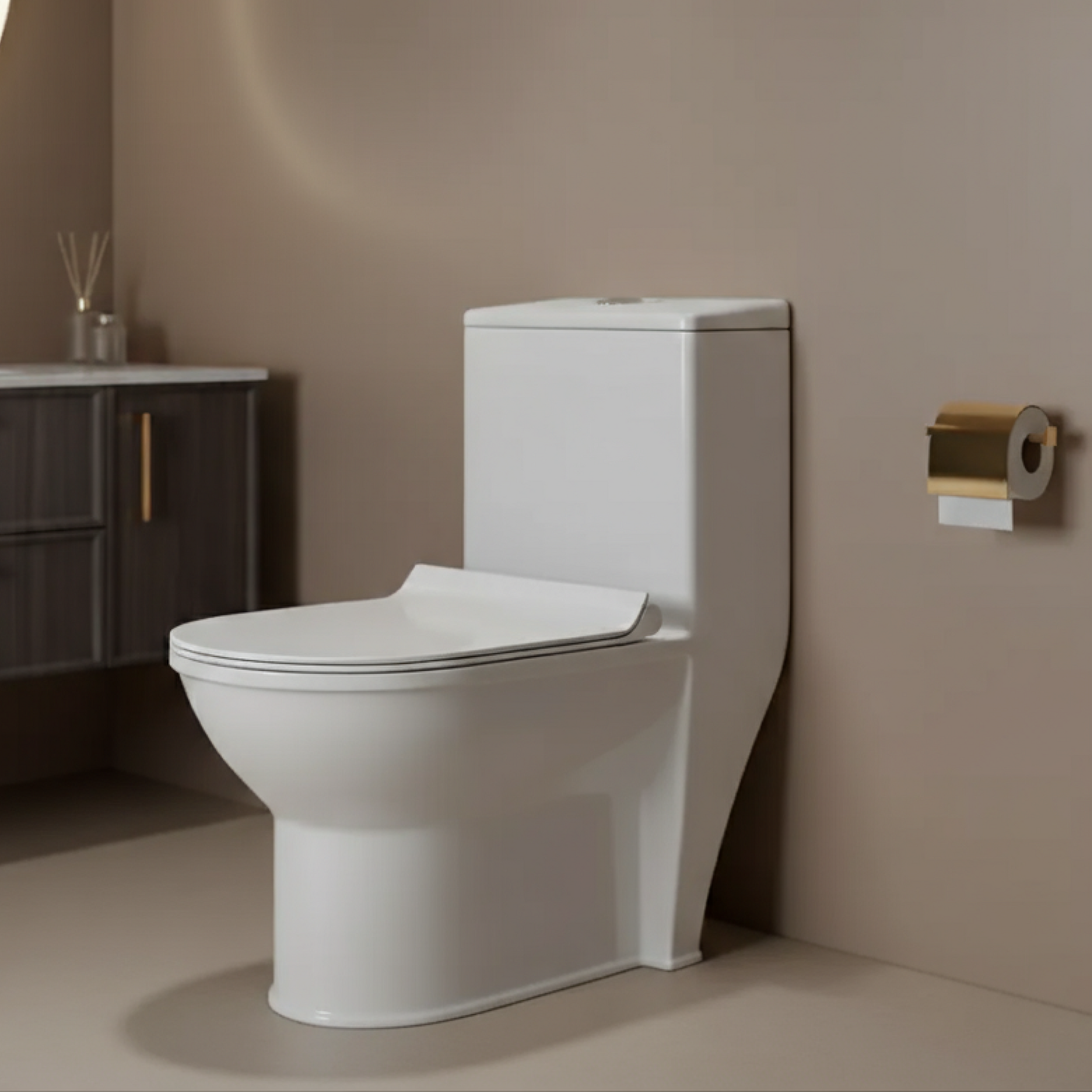 ONE PIECE COMMODE-S1295