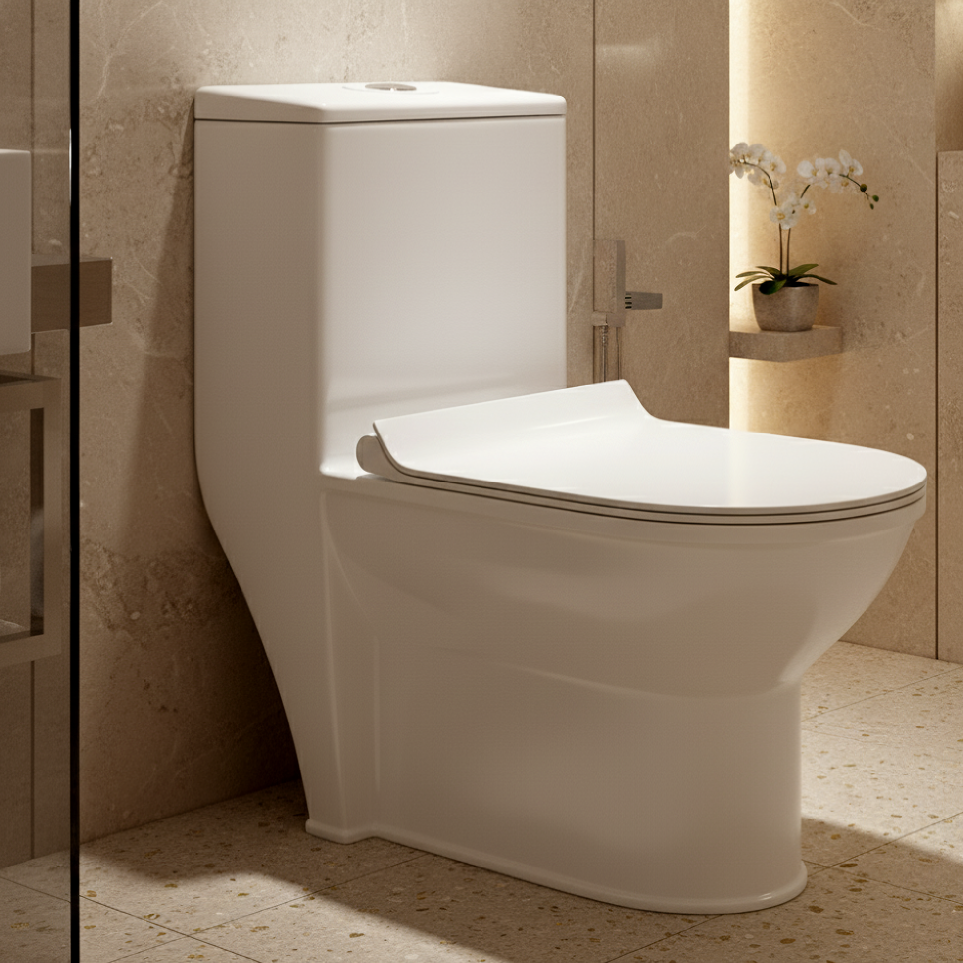 ONE PIECE COMMODE-S1295