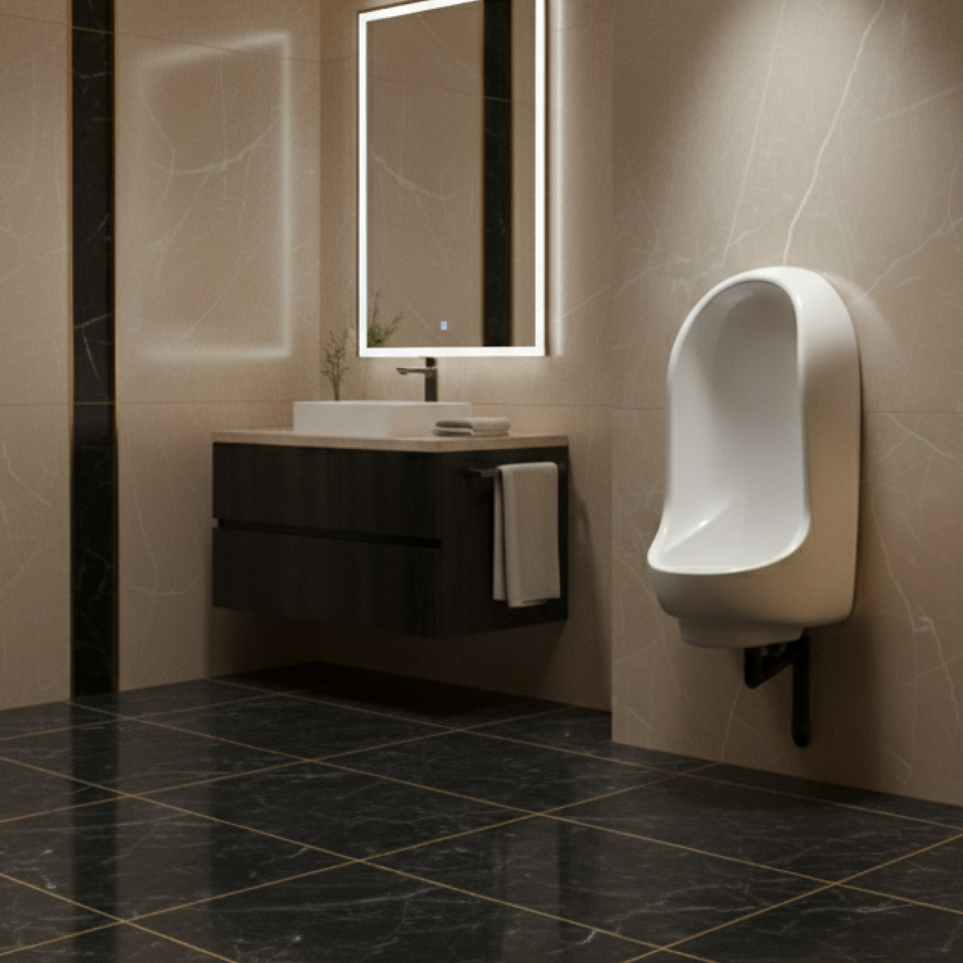 HALF STALL URINAL-S0538
