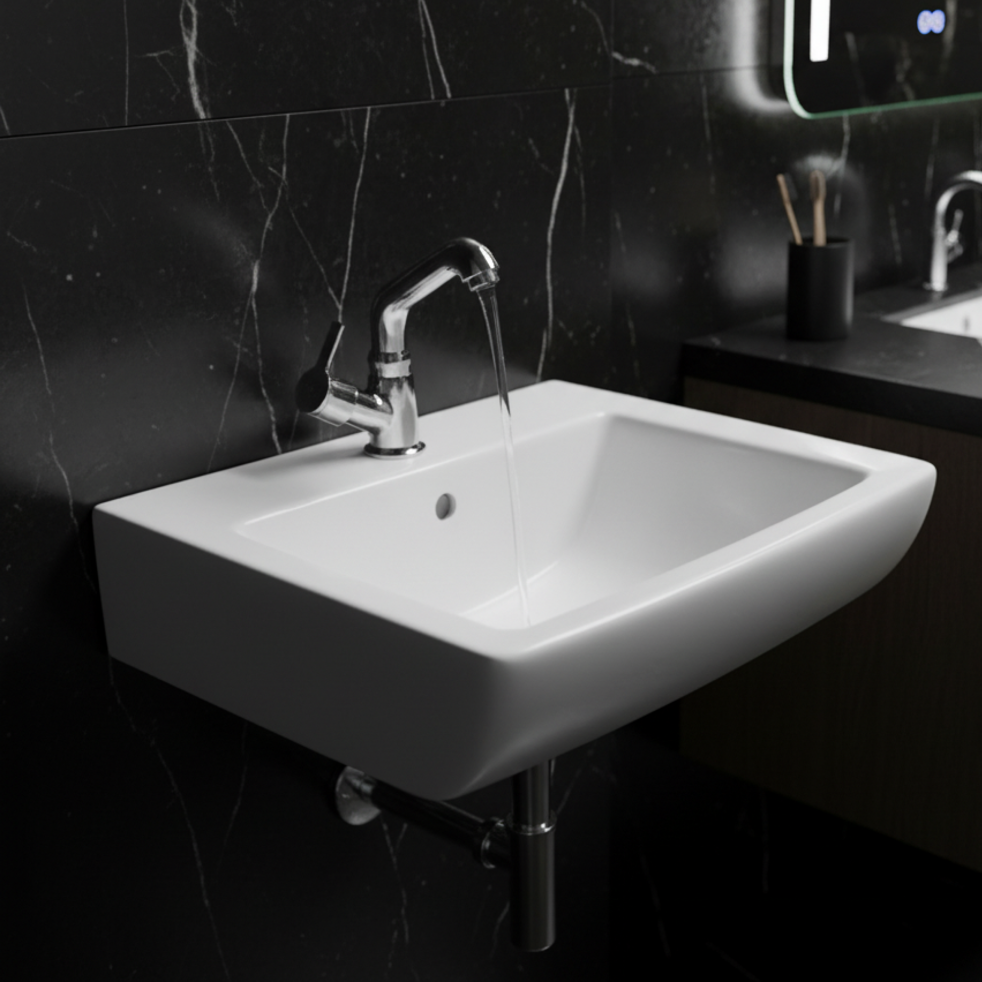MEDIUM WALL HUNG WASH BASIN