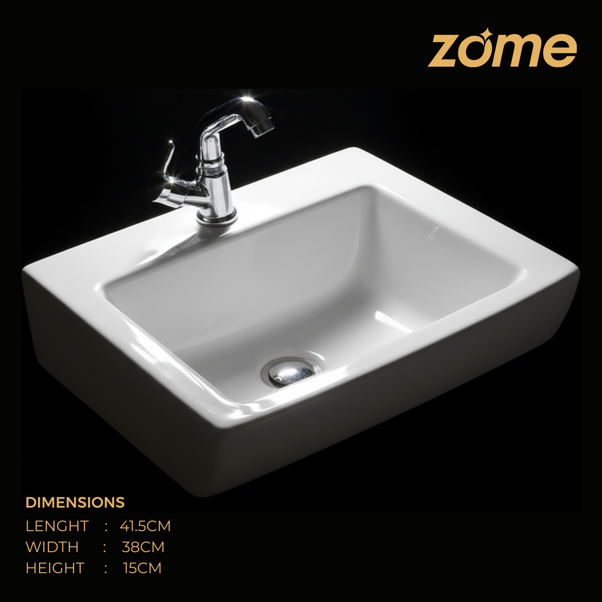 MEDIUM WALL HUNG WASH BASIN