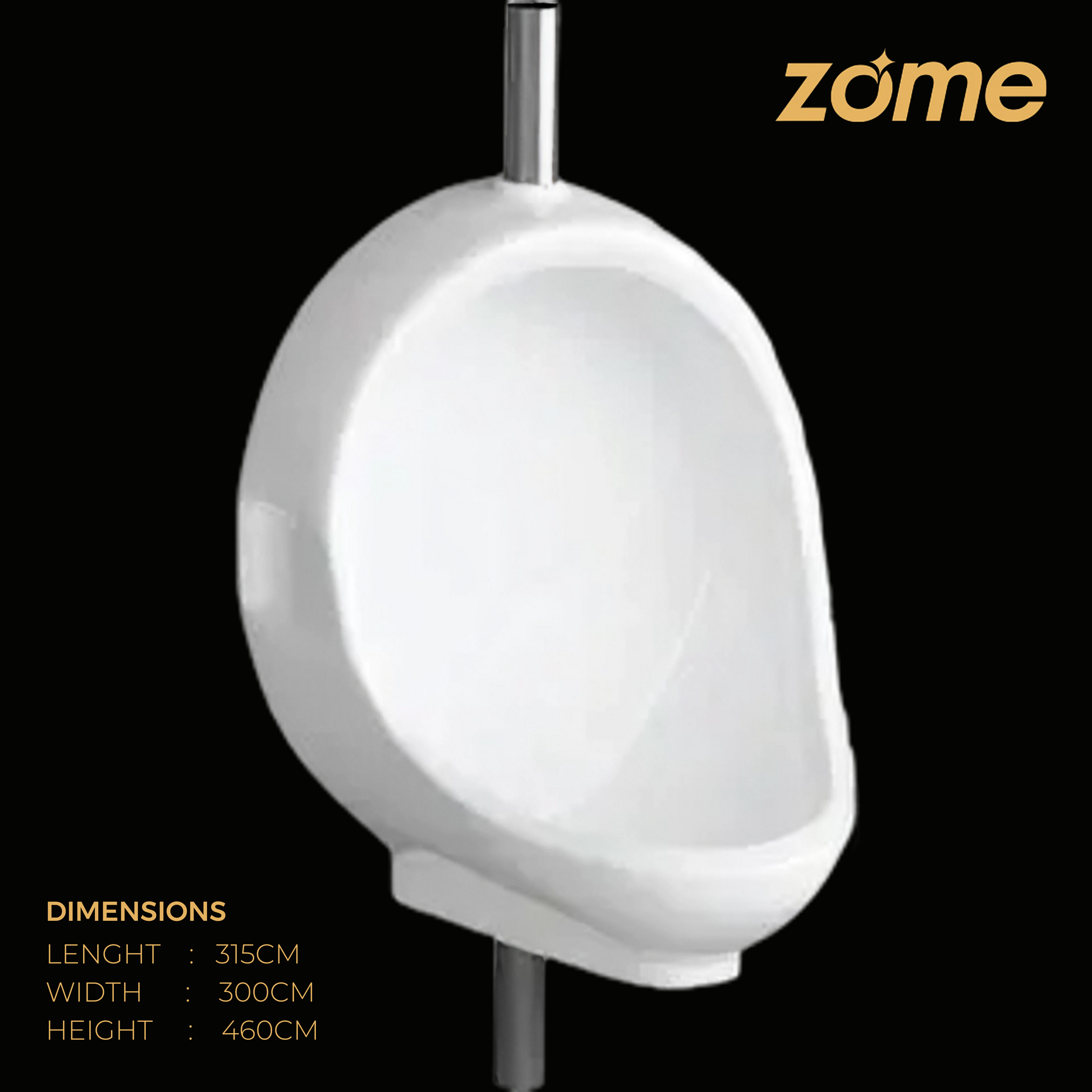 FLAT BACK URINAL SMALL-S0537