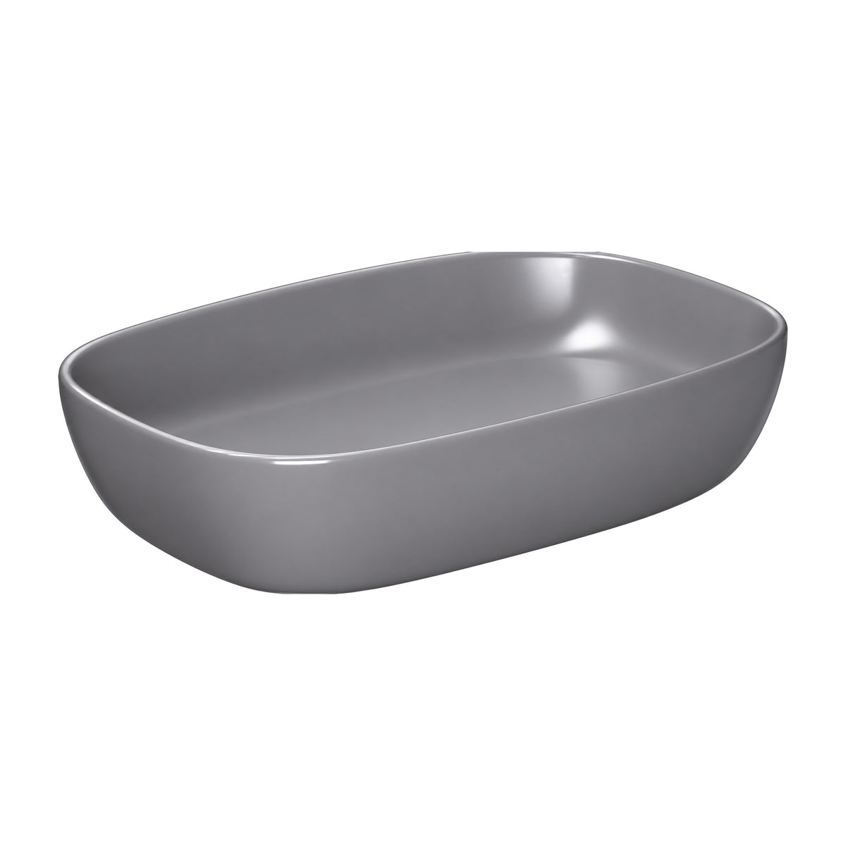 Crystal table top basin in fossil grey