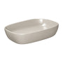 Crystal table top basin in shark grey