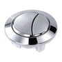 Chrome flush button for a commode