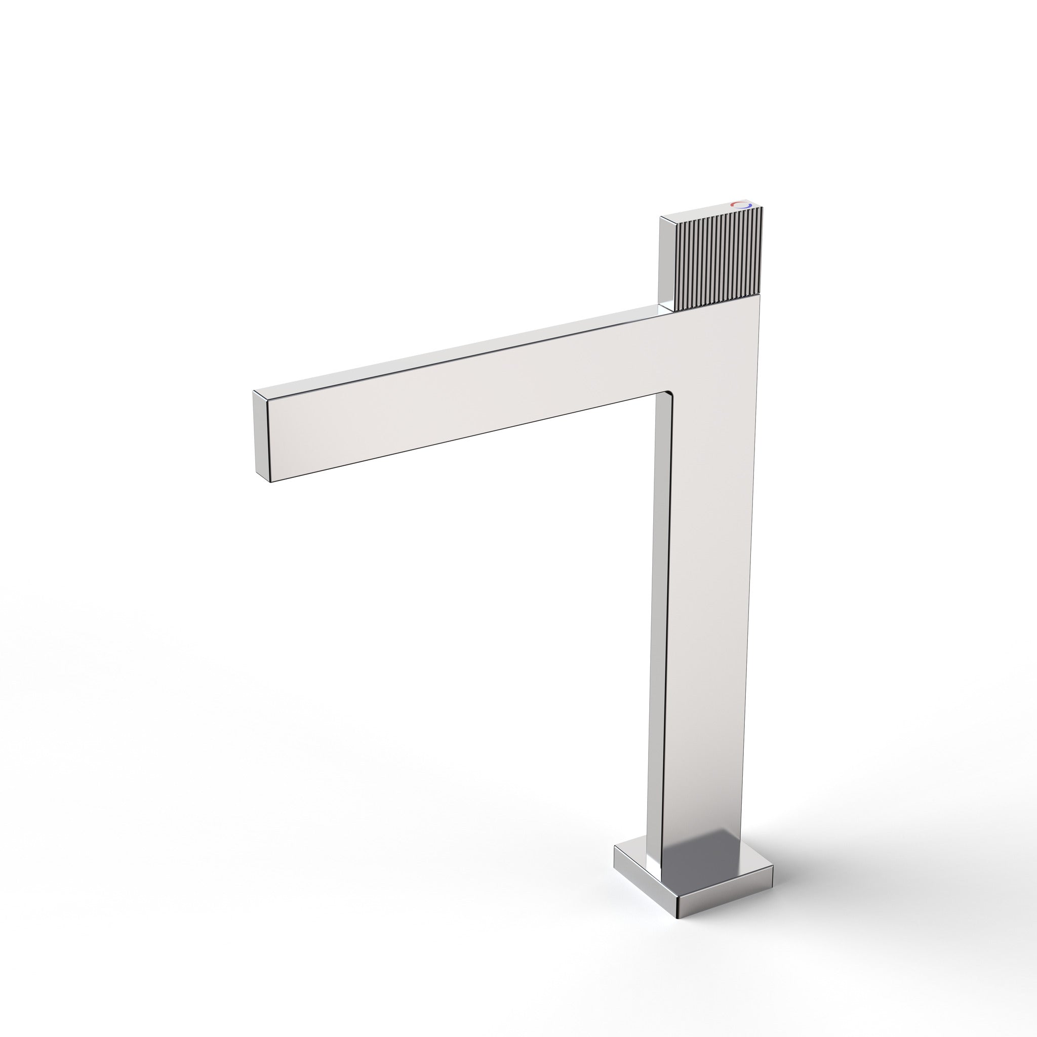 Iris 12-inch single lever basin mixer in chrome
