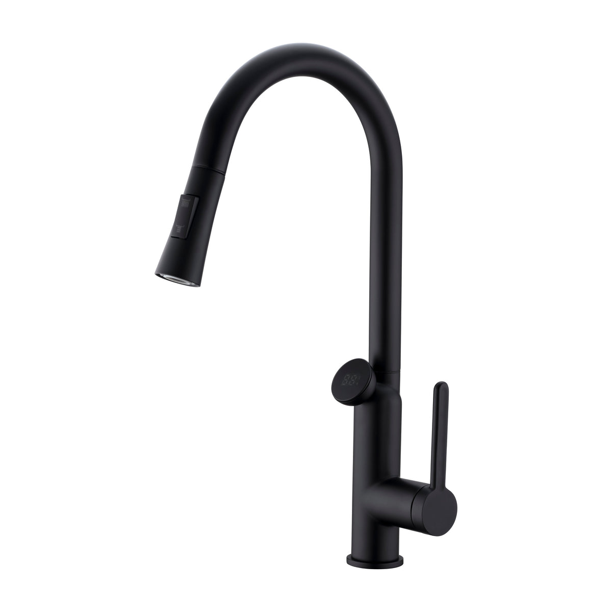 Kitpro kitchen tap in matt black
