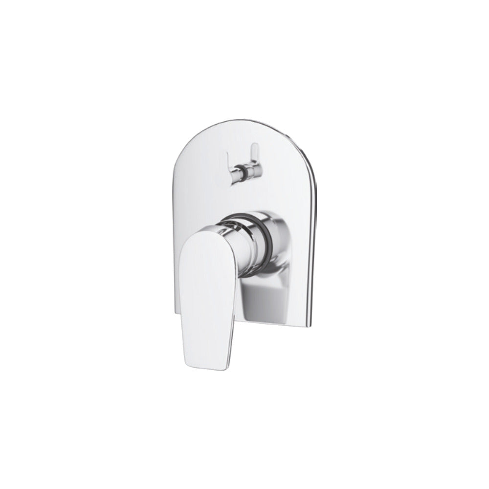 Nexa single lever concealed diverter exposed parts in chrome