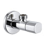 Promax brass angle valve in chrome
