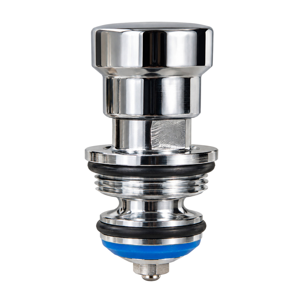 Chrome push cock spindle