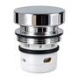 Chrome auto-closing spindle for push P/C fittings
