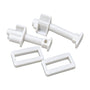 White regular seat cover hinges
