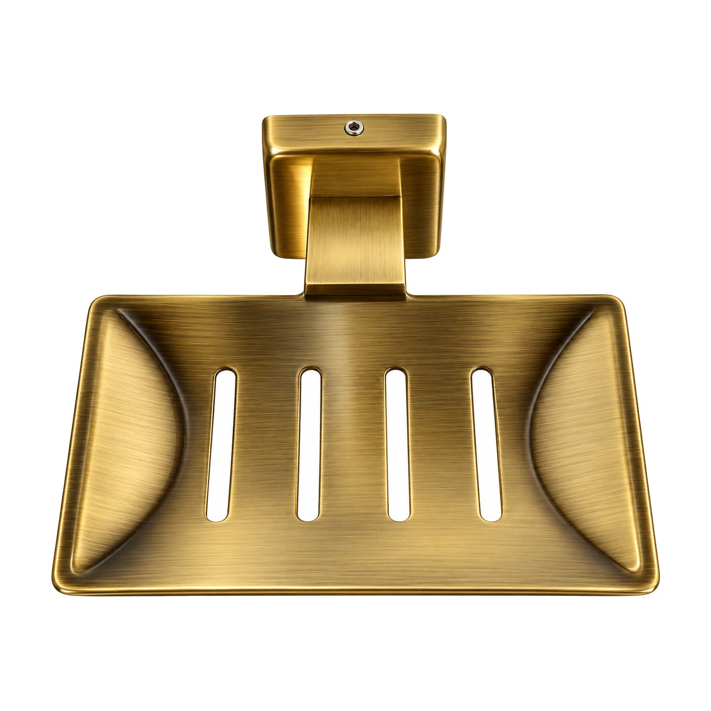 Sapun soap dish in antique gold