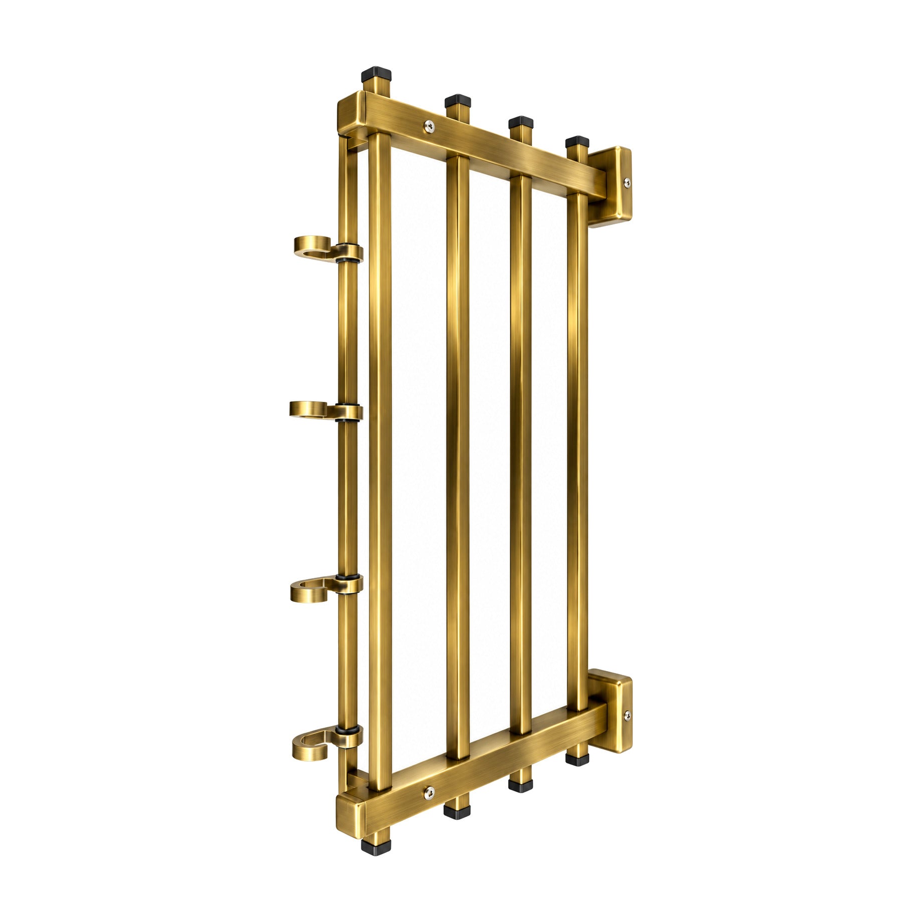 Sapun 600 mm towel rack in antique gold