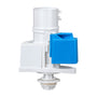 White syphon set for a concealed tank