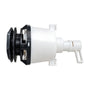 White syphon set for a flush tank