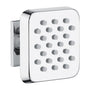 Veloce 70 x 70 x 10 mm brass body jet in chrome