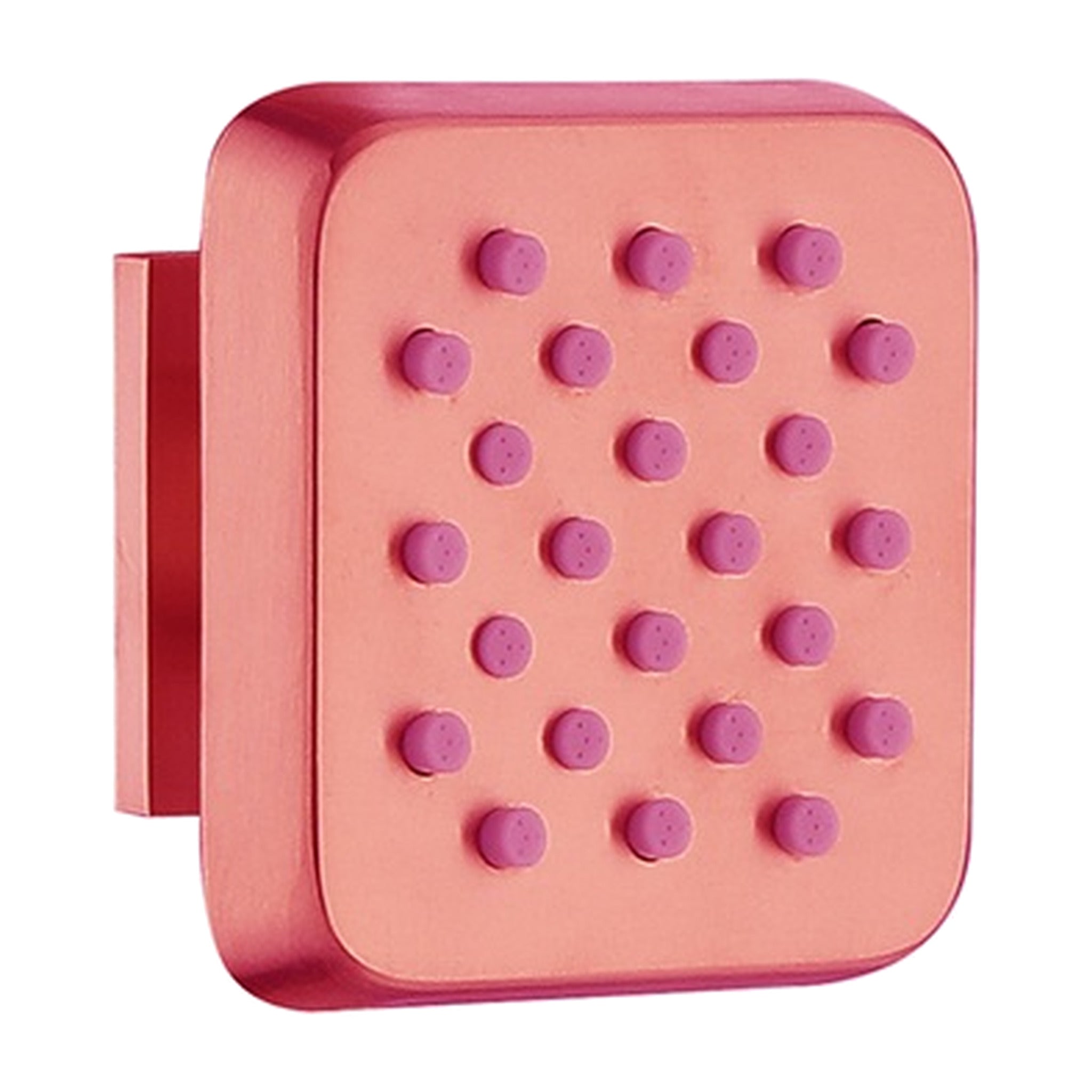Veloce 70 x 70 x 10 mm brass body jet in rose gold